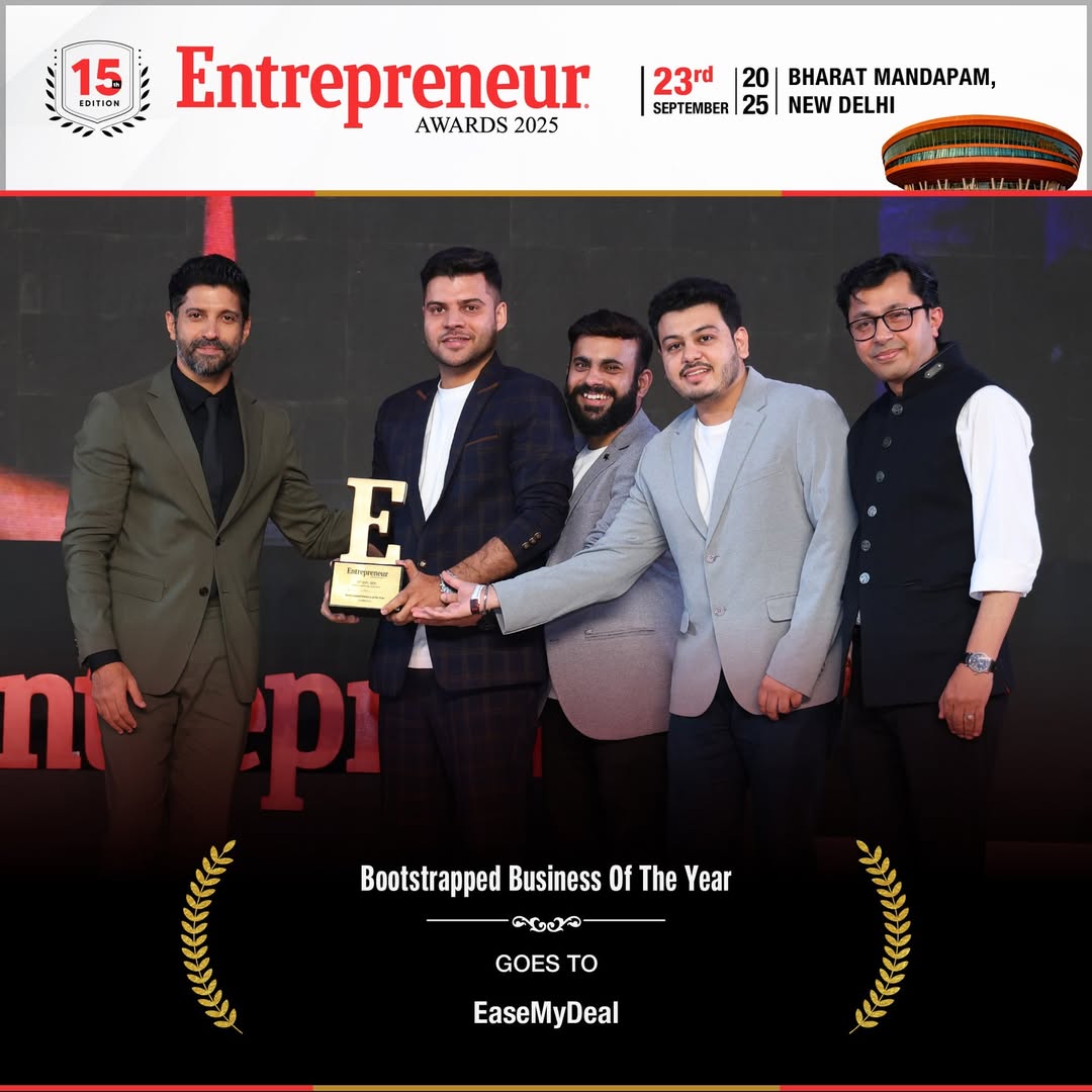 Bootstrapped Business of the Year Award 2025 by Entrepreneur