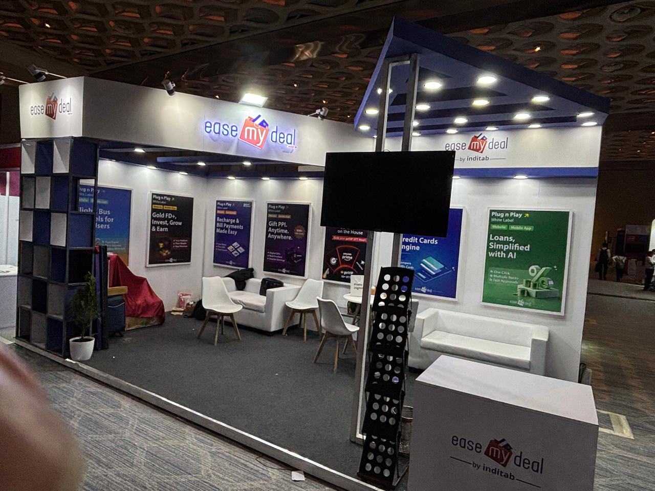 Easemydeal Booth at global fintech fest